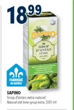 Familiprix Sapino Extra Natural Old Time Fir-Based Syrup offer