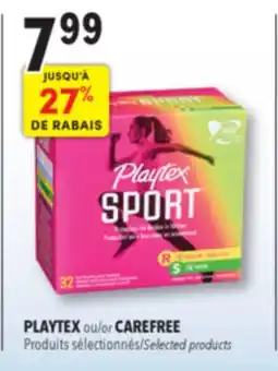 Familiprix Playtex Sport plastic applicator tampons regular/super 32un offer