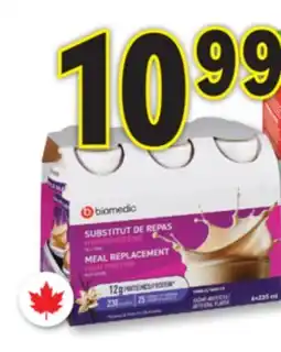 Familiprix Biomedic Meal replacement high protein - Vanilla offer