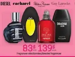 Uniprix Fragrances selectionneless/Selected fragrances offer