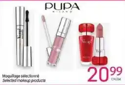 Uniprix Pupa Milano selected makeup products offer