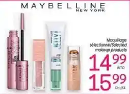 Uniprix Maybelline New York selected makeup products offer
