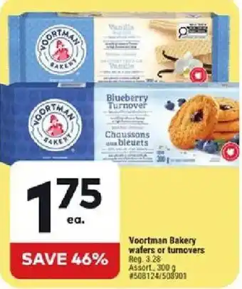 Voortman Bakery wafers or turnovers