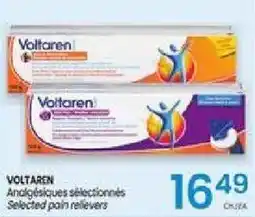 Uniprix Voltaren analgésiques sélectionnés offer
