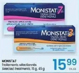 Uniprix Monistat selected treatments offer