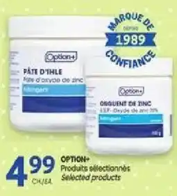 Uniprix Option+ Selected products offer