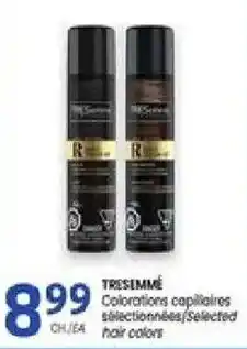 Uniprix Tresemme colorations capillaires selectionnees offer