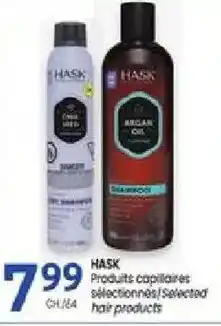 Uniprix Hask products capillaires selectionnés | selected hair products offer