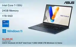 Canada Computers Asus vivobook 15 15.6" intel core 7-150u 24gb 1tb windows 11 home offer