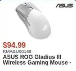 Canada Computers Asus rog gladius iii wireless gaming mouse offer