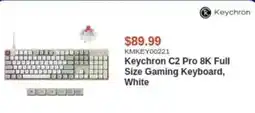 Canada Computers Keychron C2 Pro 8K Full Size Gaming Keyboard, White offer
