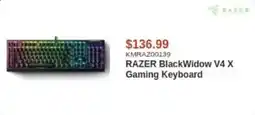 Canada Computers Razer blackwidow v4 x gaming keyboard offer
