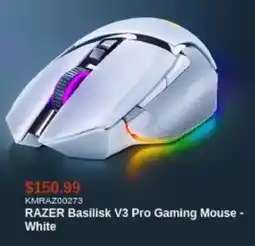Canada Computers Razer Basilisk V3 Pro Gaming Mouse - White offer