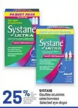 Uniprix Systane Selected eye drops offer