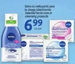 Uniprix Nivea selected facial care or cleansing products offer
