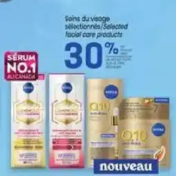 Uniprix Nivea selected facial care products offer