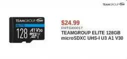 Canada Computers teamgroup elite 128gb microsdxc uhs-i u3 a1 v30 offer