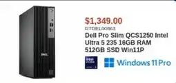 Canada Computers Dell Pro Slim QCS1250 Intel Ultra 5 235 offer