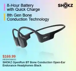 Canada Computers Shokz openrun bt bone conduction open-ear endurance headphones black offer
