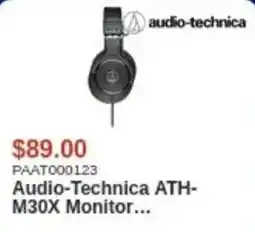 Canada Computers Audio-Technica ATH-M30X Monitor offer