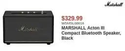Canada Computers Marshall Marshall Acton III Compact Bluetooth Speaker, Black offer