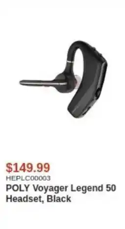 Canada Computers Poly voyager legend 50 headset, black offer