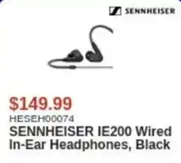 Canada Computers Sennheiser ie200 wired in-ear headphones, black offer