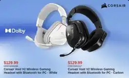 Canada Computers Corsair Void V2 Wireless Gaming Headset with Bluetooth for PC - White offer