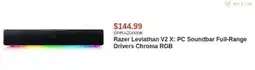 Canada Computers Razer Leviathan V2 X: PC Soundbar Full-Range Drivers Chroma RGB offer