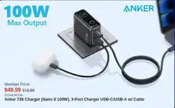 Canada Computers Anker 736 Charger (Nano II 100W) offer