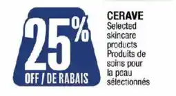 Jean Coutu Cerave selected skincare products offer