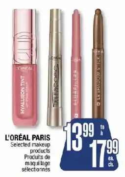 Jean Coutu L'Oréal Paris selected makeup products offer