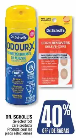 Jean Coutu Dr. Scholl's selected foot care products offer