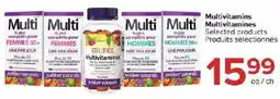 Jean Coutu Weber multivitamins offer