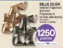 Jean Coutu Billie Eilish selected fragrances and sizes offer