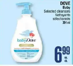 Jean Coutu Dove baby Selected cleansers offer