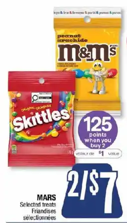 Jean Coutu Mars selected treats offer