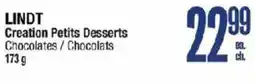 Jean Coutu Lindt creation petits desserts chocolates offer