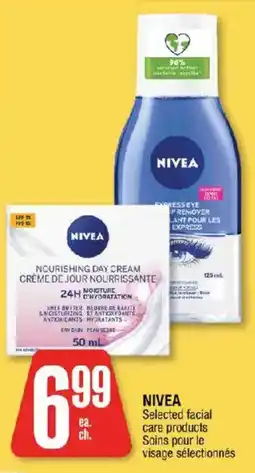 Jean Coutu Nivea selected facial care products offer