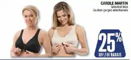 Jean Coutu Carole Martin selected bras offer