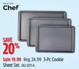 Canadian Tire Master Chef 3-Pc Cookie Sheet Set offer