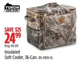 Canadian Tire Yukon Gear insulated soft cooler offer