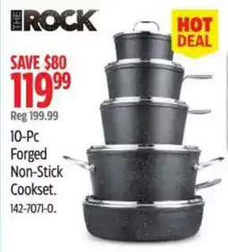 Canadian Tire The Rock 10-Pc Forged Non-Stick Cookset offer