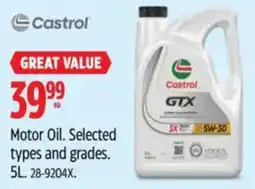 Canadian Tire Castrol motor oil offer