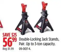 Canadian Tire Double-Locking Jack Stands offer