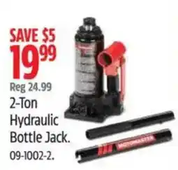 Canadian Tire Motomaster 2-Ton Hydraulic Bottle Jack offer