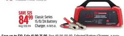 Canadian Tire Motomaster classic series 15/8/2a battery charger offer