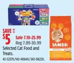 Canadian Tire Selected Cat Food and Treats offer