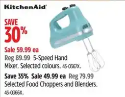Canadian Tire KitchenAid 5-Speed Hand Mixer offer