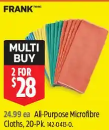 Frank All-Purpose Microfibre Cloths